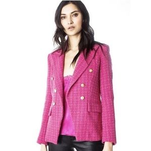 Generation Love pink tweed blazer